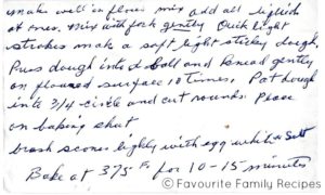 Alexandra's Scones Favourite Family Recipes