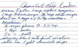 Chocolate Chip Cookies Recipe - Favourite Family Recipes