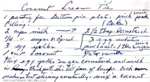 Coconut Cream Pie Recipe - FavouriteFamilyRecipes