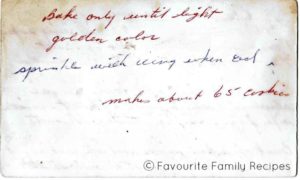 Crescent Canes Recipe - Favourite Family Recipes
