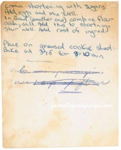 Worlds best cookies - Favourite Family Recipes - Card 2