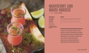 Grapefruit and Guava Squeeze -Mocktails, Punches and Shrubs Book Review - DK Canada
