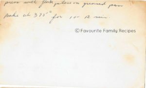 Mother Barnetts Coconut Crisp Cookies Recipe 2 - favouritefamilyrecipes.com