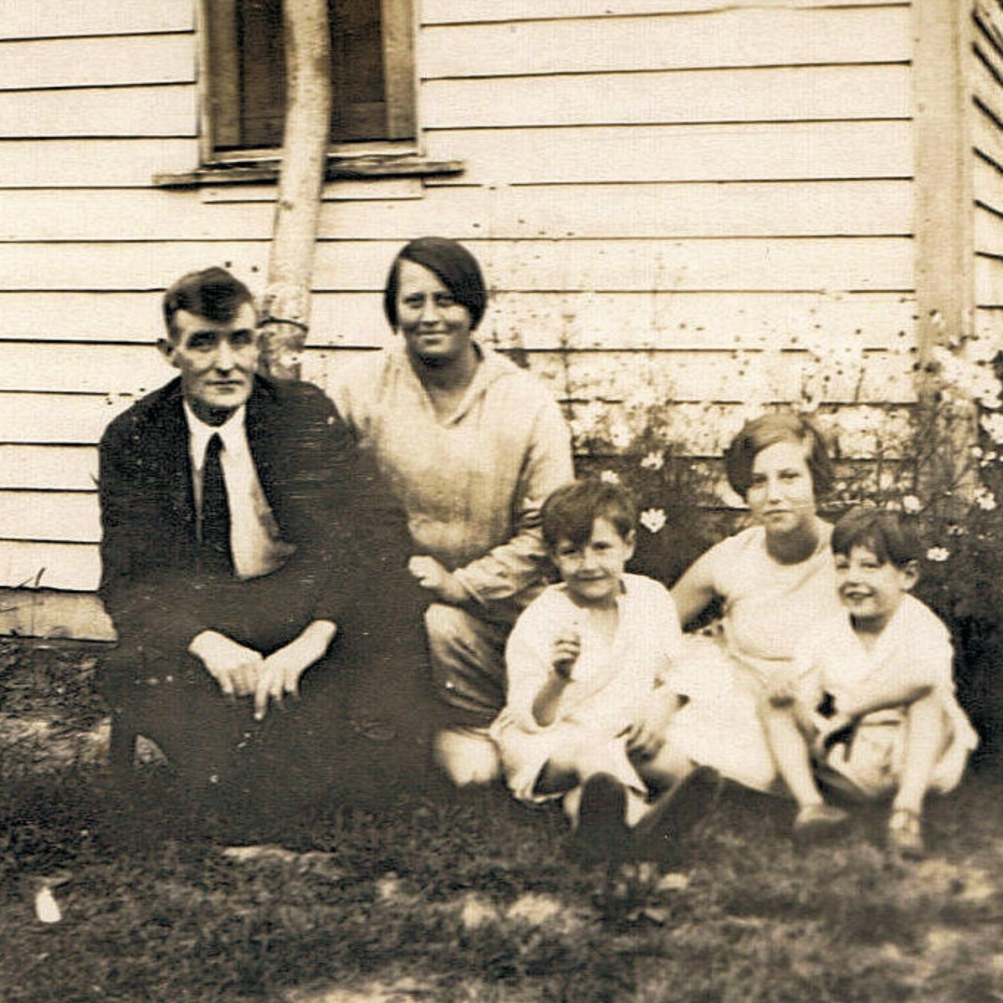 John, Florence (Grandma Barnett), Jack, Catharine and Dave Barnett
